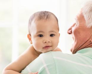 grandpa and baby